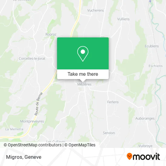 Migros map