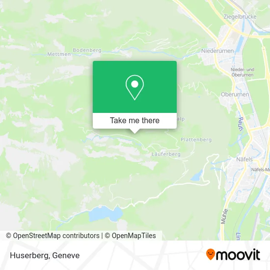 Huserberg map
