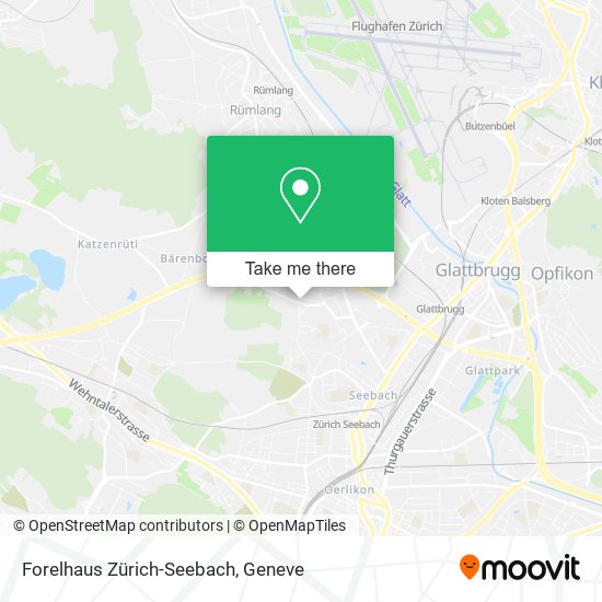Forelhaus Zürich-Seebach map