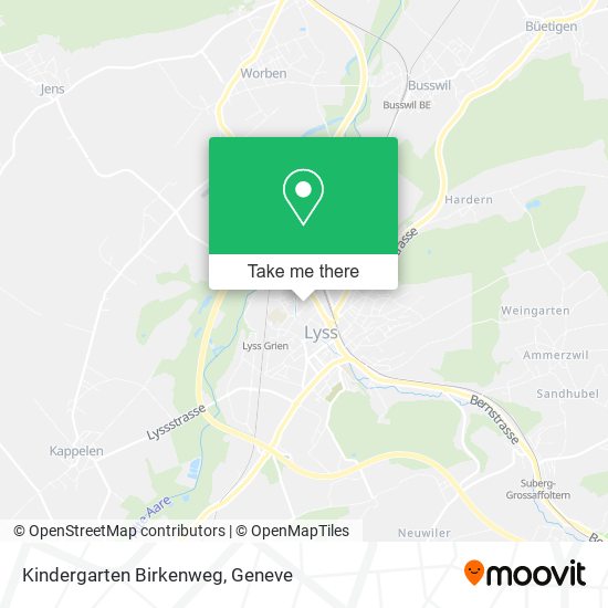 Kindergarten Birkenweg map