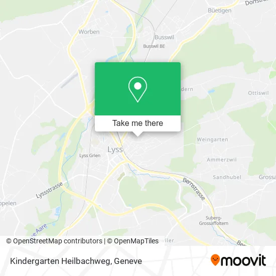 Kindergarten Heilbachweg map