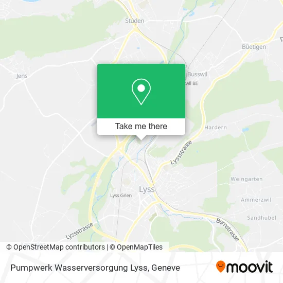 Pumpwerk Wasserversorgung Lyss map