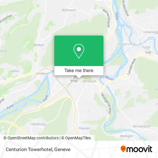 Centurion Towerhotel map