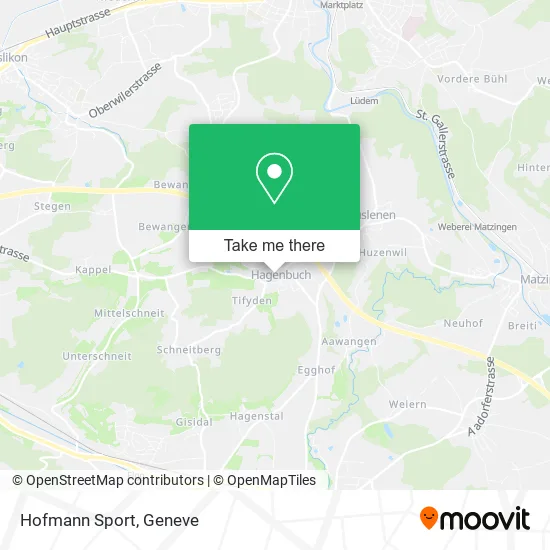 Hofmann Sport map