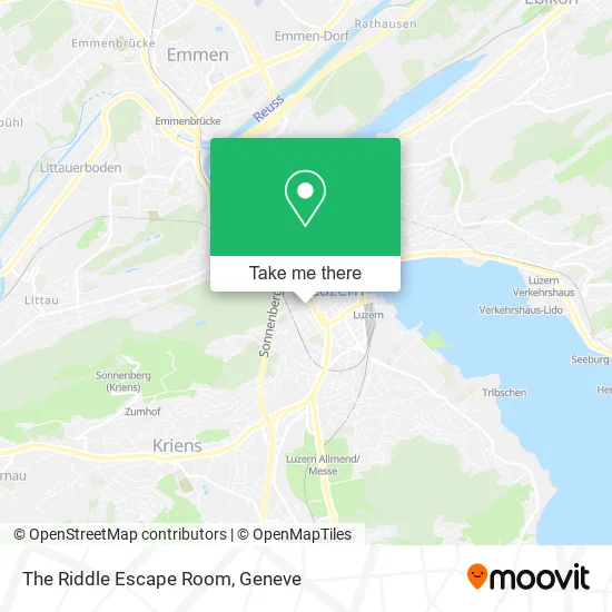 The Riddle Escape Room map