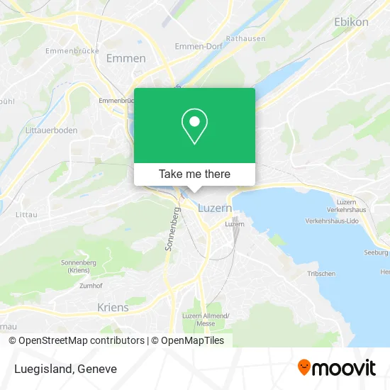 Luegisland map