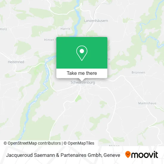 Jacqueroud Saemann & Partenaires Gmbh map