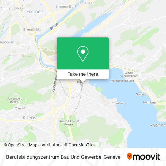 Berufsbildungszentrum Bau Und Gewerbe map