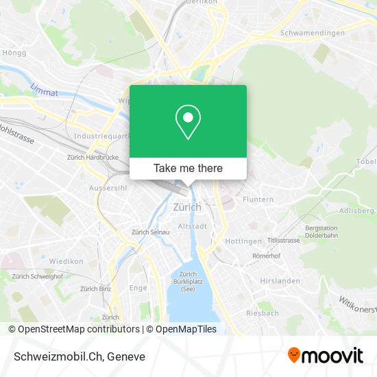 Schweizmobil.Ch map