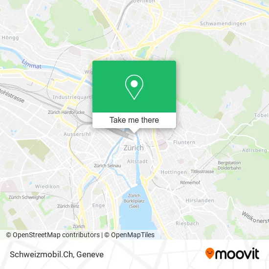 Schweizmobil.Ch map
