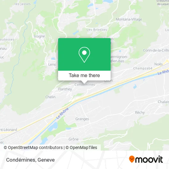 Condémines map