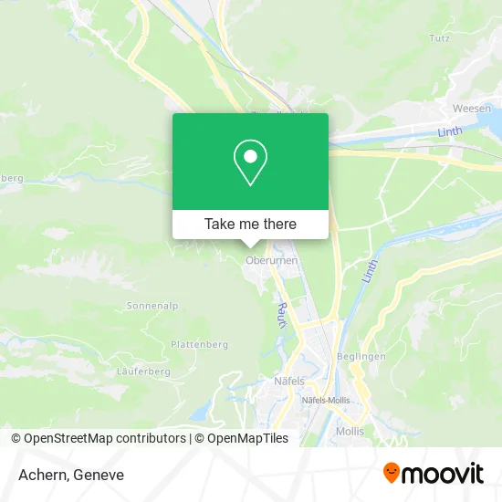 Achern map
