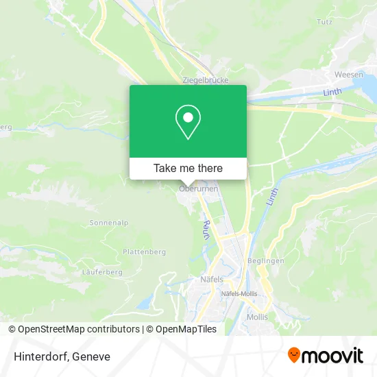 Hinterdorf map