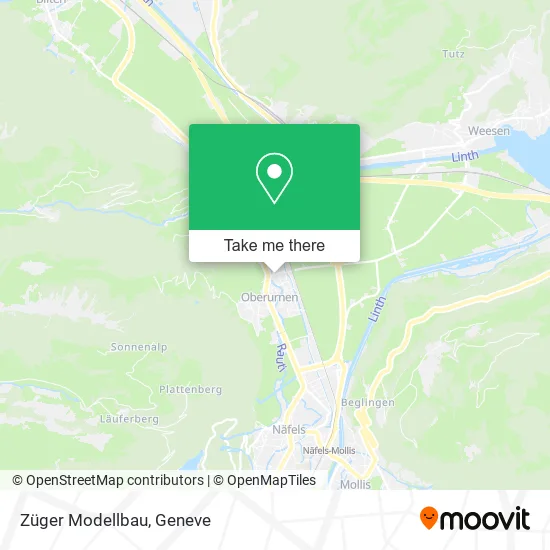 Züger Modellbau map
