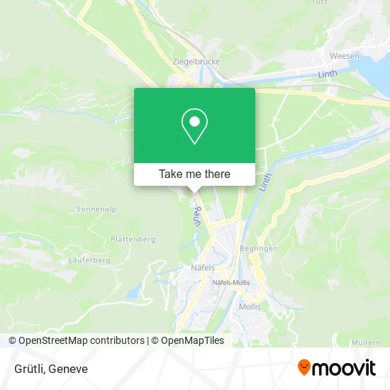 Grütli map