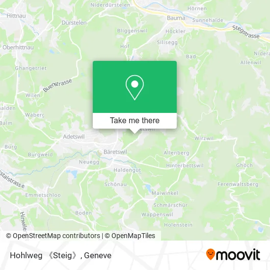 Hohlweg 《Steig》 map