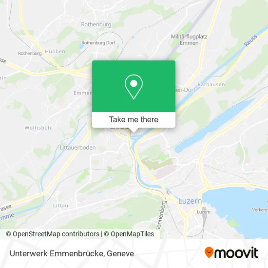 Unterwerk Emmenbrücke map