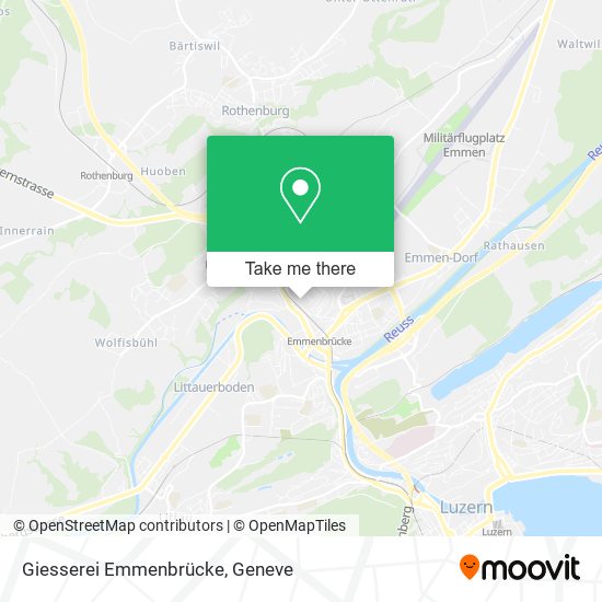Giesserei Emmenbrücke map