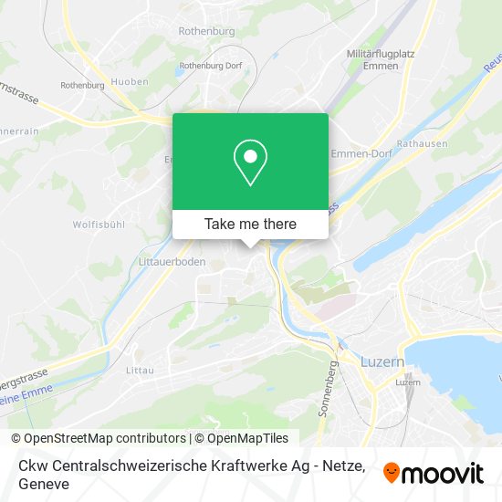 Ckw Centralschweizerische Kraftwerke Ag - Netze map