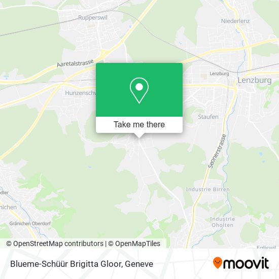 Blueme-Schüür Brigitta Gloor map