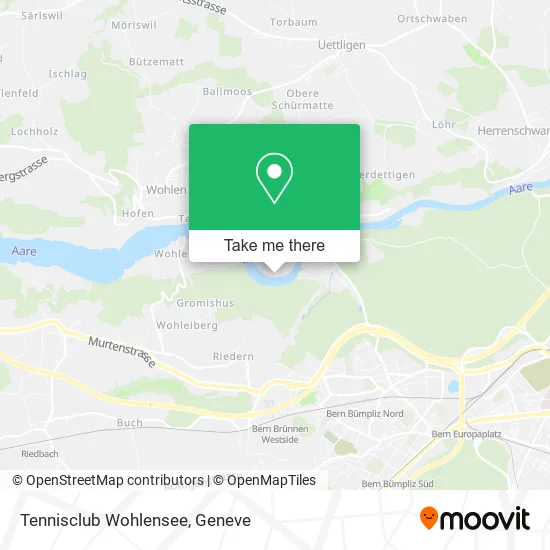 Tennisclub Wohlensee map