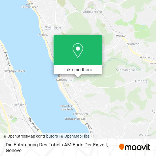 Die Entstehung Des Tobels AM Ende Der Eiszeit map
