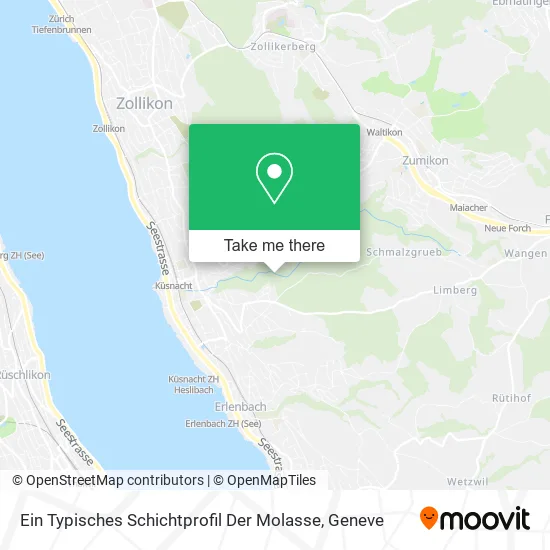 Ein Typisches Schichtprofil Der Molasse map