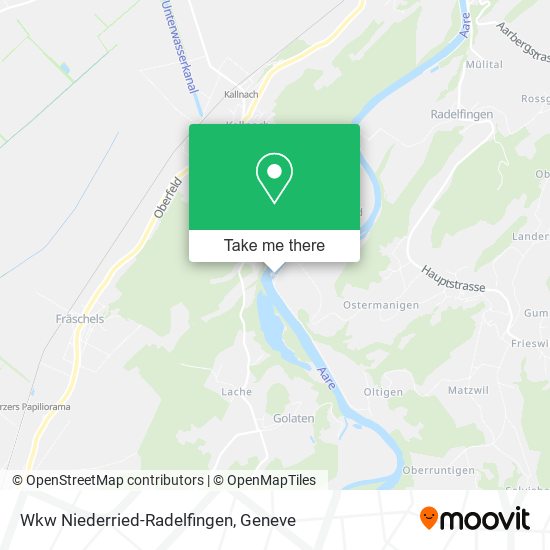 Wkw Niederried-Radelfingen map