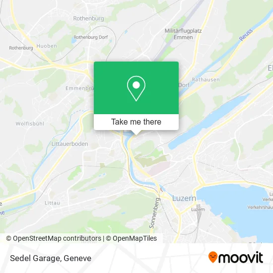 Sedel Garage map