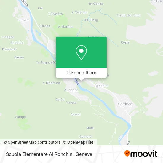 Scuola Elementare Ai Ronchini map
