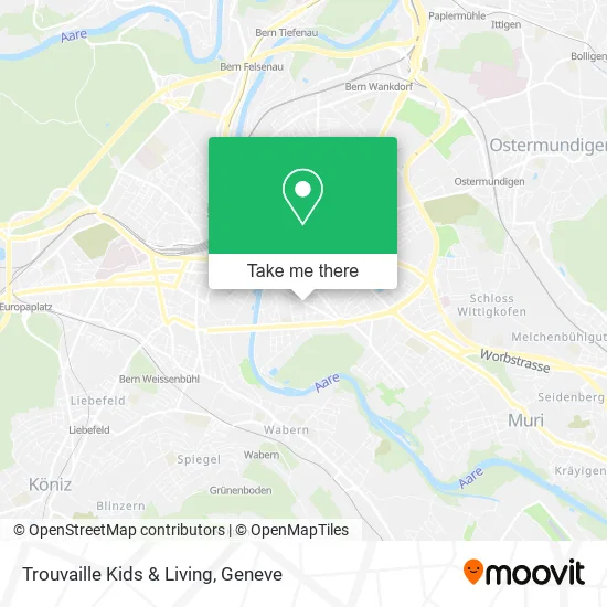 Trouvaille Kids & Living map