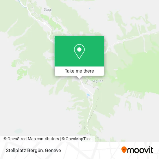 Stellplatz Bergün map