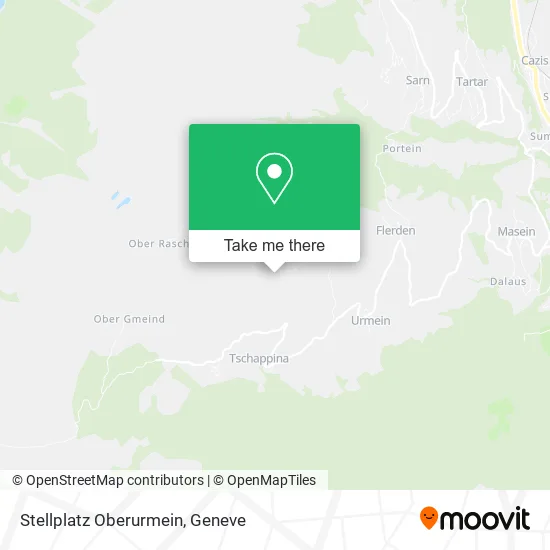 Stellplatz Oberurmein plan