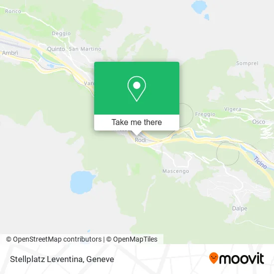 Stellplatz Leventina map