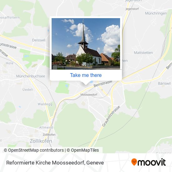 Reformierte Kirche Moosseedorf map