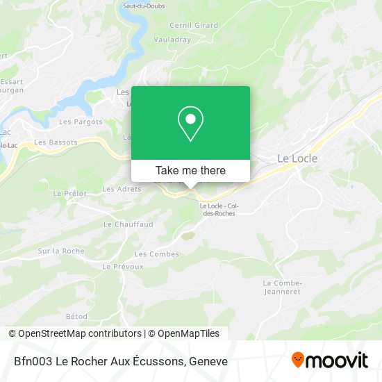 Bfn003 Le Rocher Aux Écussons map