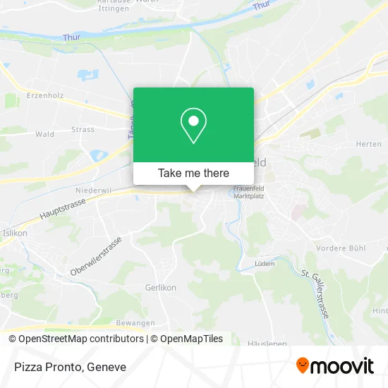 Pizza Pronto map