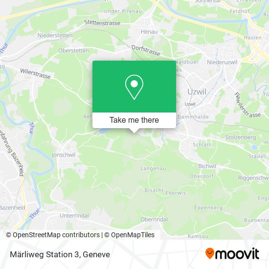 Märliweg Station 3 map