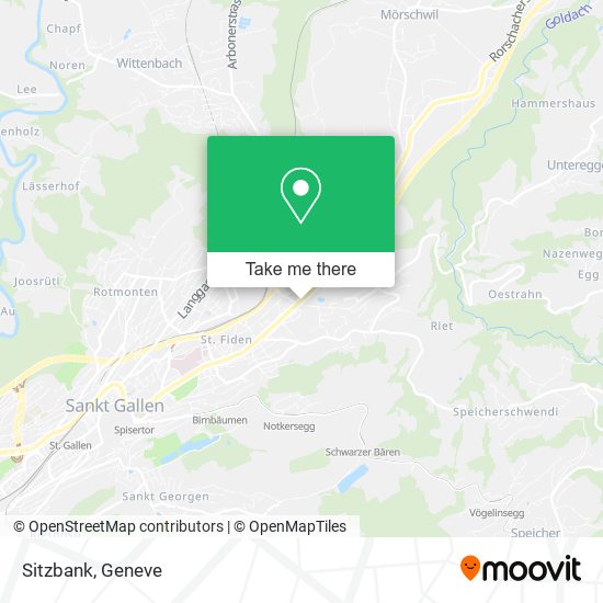 Sitzbank map