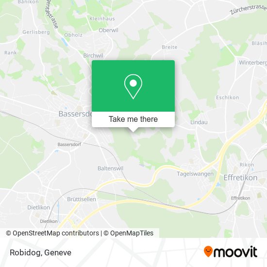 Robidog map