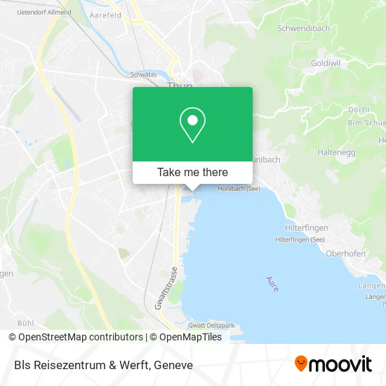 Bls Reisezentrum & Werft map