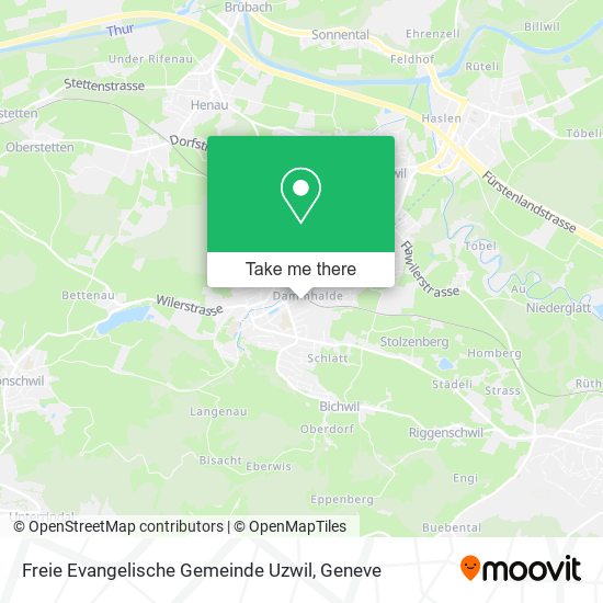 Freie Evangelische Gemeinde Uzwil map