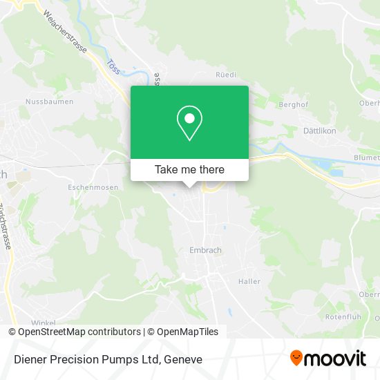 Diener Precision Pumps Ltd map