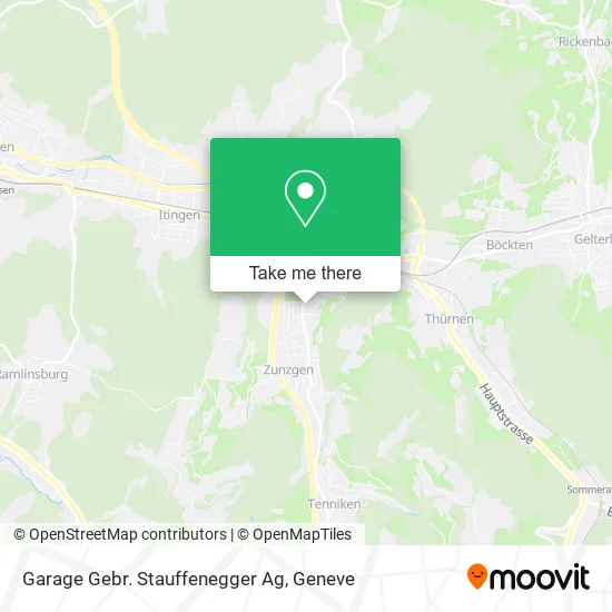 Garage Gebr. Stauffenegger Ag map