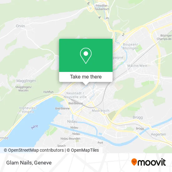 Glam Nails map