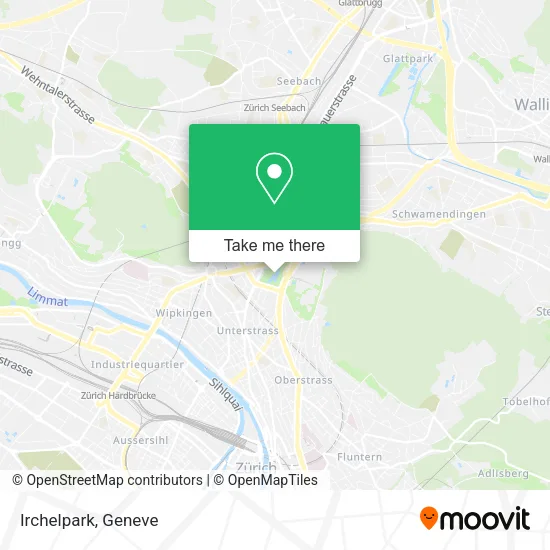 Irchelpark map