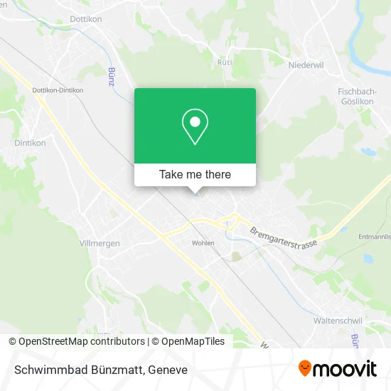 Schwimmbad Bünzmatt map