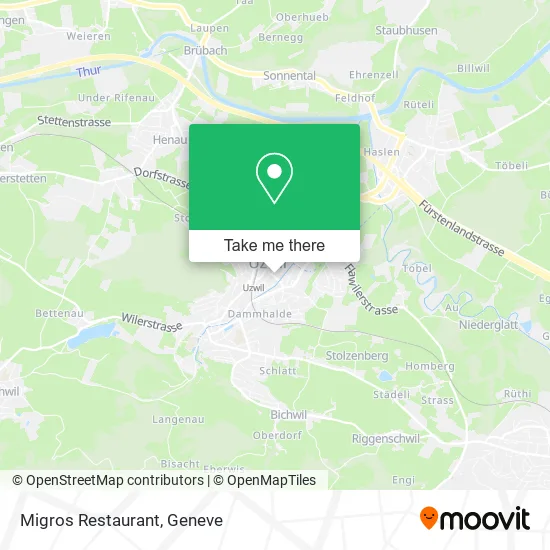 Migros Restaurant map