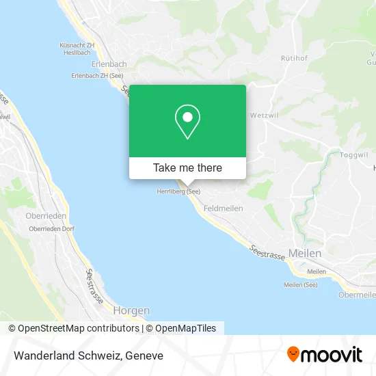 Wanderland Schweiz map
