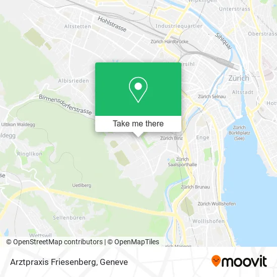 Arztpraxis Friesenberg map